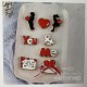 Set Cortantes Plasticos Pareja Love x9 - CM