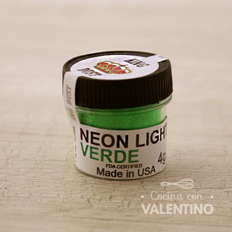 Colorante Neon King Dust Verde - 4Grs