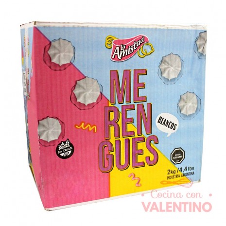 Merengue Med. Blanco 2Kg - La Amistad