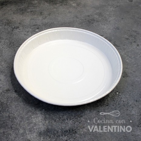 Molde Horno Blanco Plastificado - 19 Cm - 1 Un