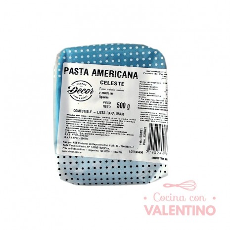 Pasta Americana Celeste - 500Grs