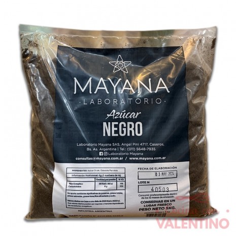 Azucar Negra Mayana - 5 Kg