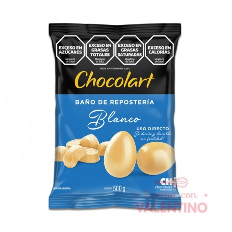 Baño de Moldeo Chocolart Blanco - 500 Grs