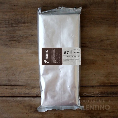 Chocolate Cobertura Fenix Amargo N°87 70% - 1 Kg