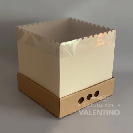 Cajas Drip Box Natural y Kraft - 25x25x25