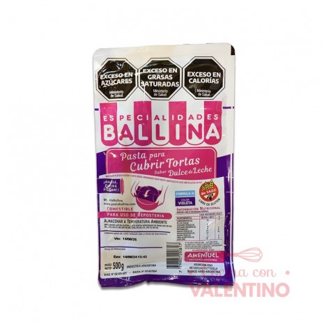 Pasta Cubretorta Ballina Violeta - 500 Grs