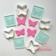 Cortante + Sello Ruphas Kit Mini Mariposas S249