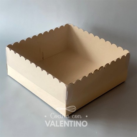 Caja Cartulina Tortas - Tartas Tapa 20x20x11