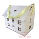 Caja Casita con Cinta Amarilla 23x15x14cm