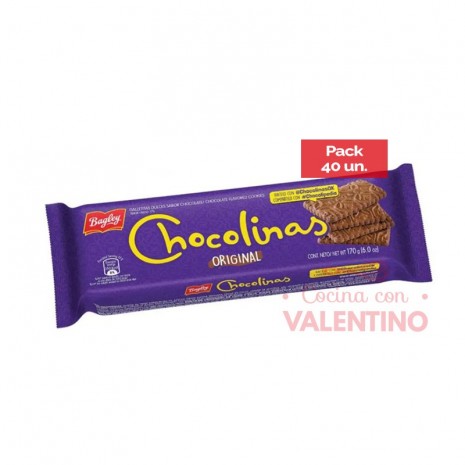 Galletita Chocolina - 170 Grs - Pack 40 Un.