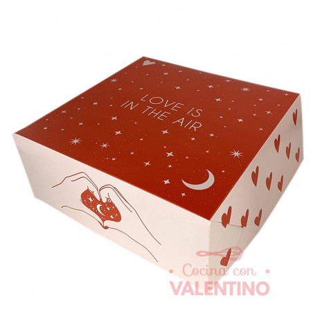 Caja Diseño Love Is In The Air 22x22x9cm