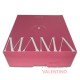 Caja Diseño Mama Fucsia 26x26x10cm