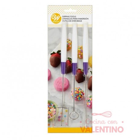 Set Utensilios Para Baño de Chocolate Wilton - 3 Un