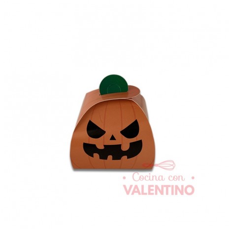 Caja Diseño Calabaza 8x8x6.5cm