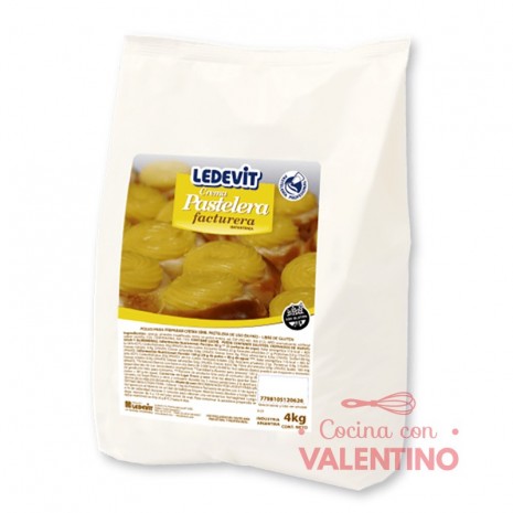 Crema Pastelera Facturera Ledevit - 4Kg