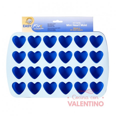 Molde Silicona Wilton Corazon - 24 Un