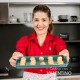 Placa Horno Isabel Vermal 34 Cm Verde