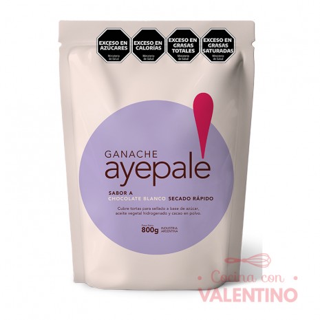 Ganache Ayepale Blanco - 800Grs